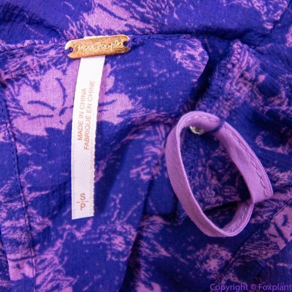 NEW Free People These Dreams purple Mini Dress, S - Picture 15 of 16